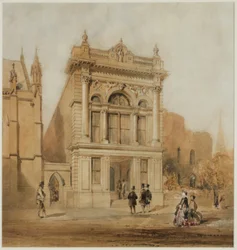 Entwurf für das Mechanics Institute, Newcastle upon Tyne, 1863